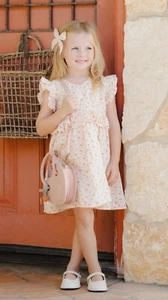 Neu mit Etikett Rylee and Cru Brielle Kleid Kirschen 6-7y - Bild 1 von 5