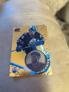 1997-98 Pacific Invincible Oilers Hockey Card #55 Mike Grier - Picture 1 of 2