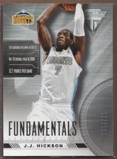 2013-14 Panini Titanium Fundamentals #15 J.J. Hickson /199 - NM-MT