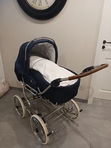 sehr schöner Hesba Kombikinderwagen Condor Coupe blau - Bild 1 von 15