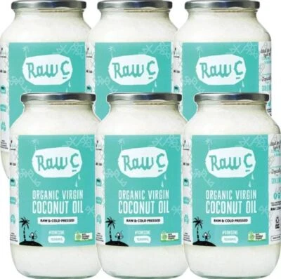 RAW C ORGANIC VIRGIN COCONUT OIL 1.5L - 6 Pack Bulk - Image 1 of 4
