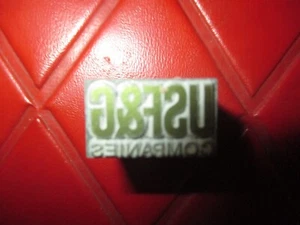 BLOQUE IMPRESORAS PEQUEÑAS VINTAGE USF&G INSURANCE Vehículos METAL Y MADERA AÑOS 60 - Imagen 1 de 2