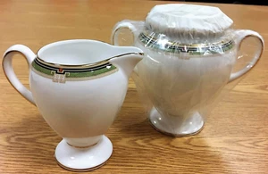 Wedgwood Oberon Covered Sugar Bowl and Creamer Two (2) Piece with Tag - Picture 1 of 3