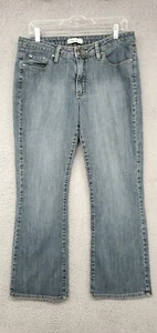 Riders Mid Rise Boot Cut Jeans Size 12 Petite Medium Wash Cotton/Spandex Blend - Picture 1 of 12