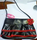 Vintage NWT 1997 French Kitty Mighty Fine Red Lace Trim Handbag Purse