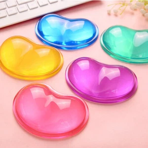 Heart-shaped Silicone Mouse Wrist Pad 3D Gel Hand Rest Soft Cushion Support - Picture 1 of 17