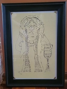 Signed Numbered Jewish Wall Art Inspired Eshet Chayil Judaica Woman of Valor - Picture 1 of 23