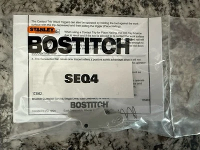 Bostitch Seq 4 Trigger Assembly - Image 1 of 2