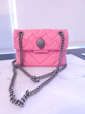 Kurt Geiger London Mini Bag Womens Kensington Pink Leather Crossbody - Image 1 of 4