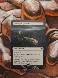 Magic the Gathering Scavenger Grounds Hand Painted Unique Custom MTG Alter - Picture 1 of 1