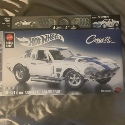 Juego de construcción Hot Wheels Elite Series, Corvette Grand Sport con 918 piezas, R... Foto 1 de 2