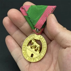 Exquisita Medalla de Oso Anhalt Nivel Caballero Réplica Vintage Aleación Metal Insignia - Imagen 1 de 5