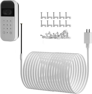 20ft/6m Outdoor Power Cable & Adapter for myQ Smart Garage Door Video Keypad... - Picture 1 of 7