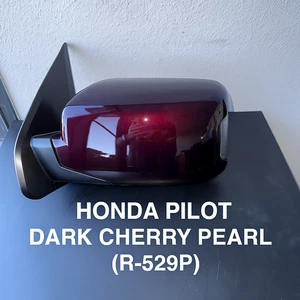 NEW RED Mirror fits HONDA PILOT 2009-15 Driver Side Door w/Heat-Memory-Signal - Picture 1 of 3