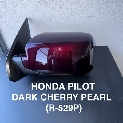 NEW RED Mirror fits HONDA PILOT 2009-15 Driver Side Door w/Heat-Memory-Signal - Image 1 of 3