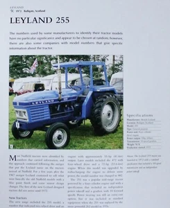 Leyland Traktor Bild Artikel Blatt vergriffen Bauernhof Wandbild Deko Display - Bild 1 von 1