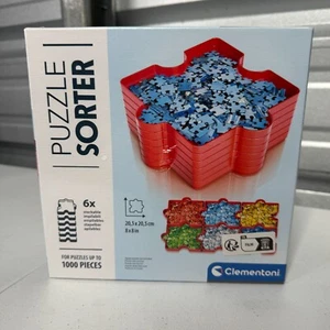 Puzzle Sorter 6 Trays for Puzzles up to 1000 Pieces Clementoni Gift NEW Sealed - Picture 1 of 2