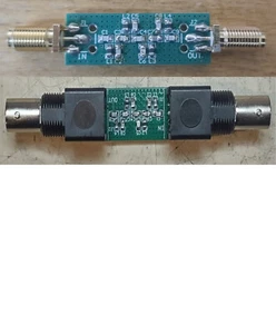 One 10MHz Chebyshev 4th order BandPass or 9th order LowPass Filter, BNC or SMA - Picture 1 of 8