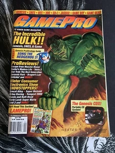 GamePro Magazine Issue 57 W/ Poster April 1994 Incredible Hulk Marvel Metroid - Picture 1 of 10