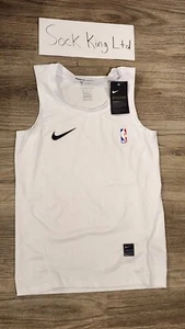Nike NBA Elite Gear - Compression Pants, Tanks, Shorts, Shirts - White/Black - Picture 1 of 26