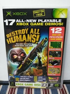 NEU 2005 ORIGINAL XBOX MAGAZIN DEMO DISC #45 DESTROYED ALL HUMAN - 17 SPIELBAR! - Bild 1 von 5