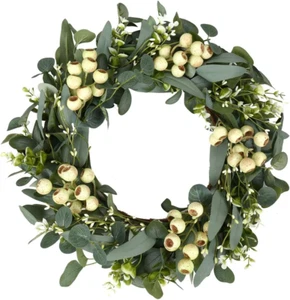 Eucalyptus Wreaths for Front Door 20 Inch Green Home Decor for Wall Porch Window - Picture 1 of 6