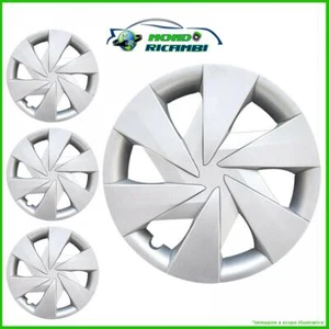 SERIE 4 BORCHIE - 4 COPRICERCHI COPPE RUOTA 15 PER TOYOTA AYGO - Imagen 1 de 2