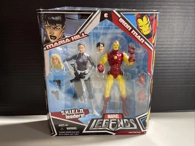 Marvel Legends Maria Hill Iron Man ESCUDO Líderes Paquete de 2 Tony Stark Vengadores NUEVO Foto 1 de 4