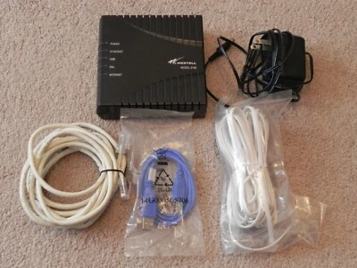 WESTELL 6100 DSL Router Model C90-610015-06 Rev. E with AC Power Adapter - Image 1 of 4
