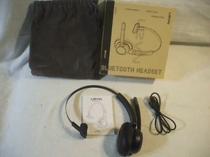 Bluetooth Headset AI Noise Canceling Ergonomic Levn LE-HS015 "New in Box" - Picture 1 of 9