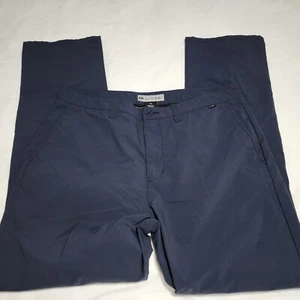 Travis Mathew Pants Men's 36 Blue Golf Nylon Stretch Preppy Chino 32" Inseam - Picture 1 of 9