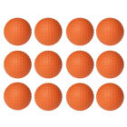 12pcs PU Golfballs Practice Balls Orange