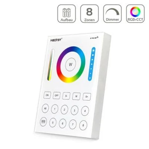 MiBoxer RGB+CCT Wandschalter Aufbau Dimmen Farbsteuerung batteriebetrieben B8 - Bild 1 von 10