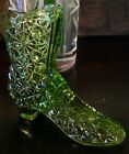 VINTAGE FENTON BUTTON AND DAISY BOOT Colonial GREEN Unsigned Pre-logo 