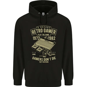 Retro Gamer Funny Gaming Childrens Kids Hoodie - Picture 1 of 84