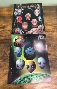1997 Don Post Studio Horror Mask Catalog lot of 2 Great Coverup Halloween Latex - Picture 1 of 18