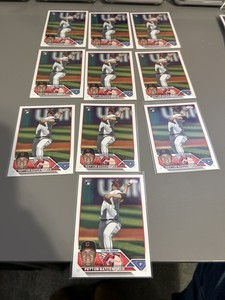 (10) 2023 TOPPS UPDATE Rookie Lot US267 Peyton Battenfield  Guardians RC