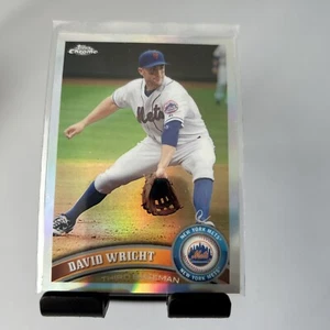 2011 Topps Chrome David Wright Refractor #5 - Picture 1 of 2