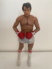 NECA ROCKY BALBOA BOXING ACTION FIGURE SERIES 1 PRE FIGHT WHITE & RED TRUNKS