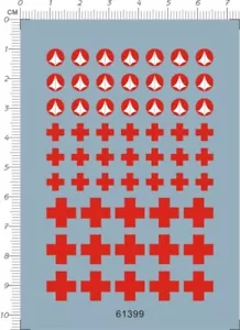Kit Modelo Con Logotipo Cruz Roja Detail Up U.N.SPACY Macross Roundel Redcross - Imagen 1 de 1