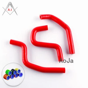 Kit de mangueras de refrigerante de radiador de silicona rojas para Honda CR85 CR85R CR85RB 1996-2007 - Imagen 1 de 8