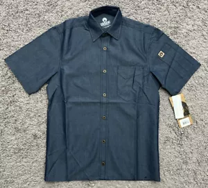 New Chef Works Urban Collection Denim Detroit Short Sleeve Button Shirt Men's XS - Picture 1 of 12