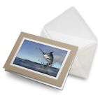 Greetings Card (Biege) - Marlin Swordfish Sea Creature #21846