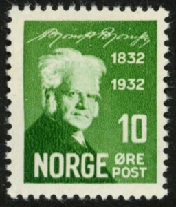 Norway 1932 (NK 185, MI 163, SC 152) - Bjørnstjerne Bjørnson - MNH - Picture 1 of 1