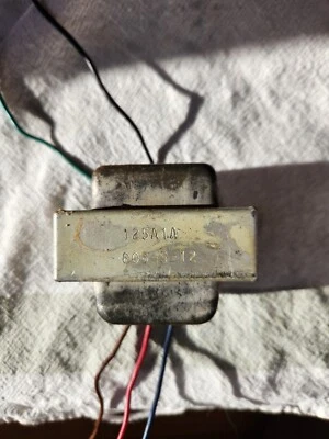 1965 FENDER 125A1A DELUXE REVERB GUITAR AMP OUTPUT TRANSFORMER 606512 WORKING  - Image 1 of 4