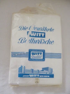 Witt Bettwäsche Damast Muster, siehe Foto - 4 er Set Folie beschädigt - Vintage - Bild 1 von 4