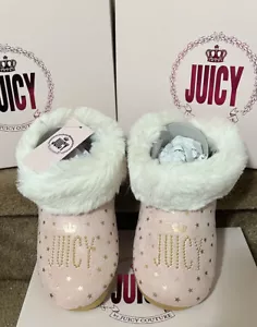 Juicy Couture Girls Booties - Pink - Size 13-1 - NEW IN BOX - Picture 1 of 7