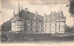 C022 France, Azay Le Rideau National Castle vintage postcard - Picture 1 of 2