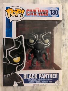 Funko POP! Marvel Captain America: Civil War - Black Panther #130