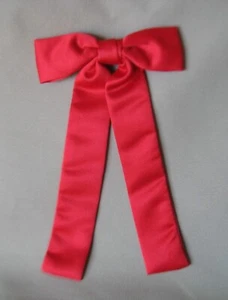 Colonel Krawatte Westernfliege Square Dance Rot Clip-on mittleres Gewicht Satin NEU - Bild 1 von 1